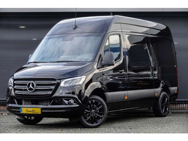 Mercedes-Benz Sprinter l2h2 dubbel cabine 317cdi 170pk 9g-tronic | 2xdeur | obsidian black foto 6