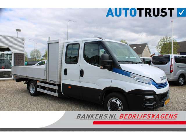Iveco Daily 35c14nd, 3.0cng 136pk, dubbele cabine, airco laadbak: l*b*h = 320*210*40 / 7 persoons uitvoering foto 3