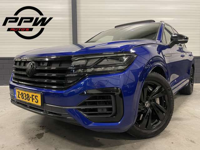 Volkswagen Touareg r 3.0 tsi 4motion ehybrid 462pk lapiz blue/nachtzicht/luchtvering/pano/area-view/black optic/soft-close/head-up/stoelventilatie+massage/electr.trekhaak/btw-auto/nieuwprijs € 115.280,-/fabrieksgarantie foto 18