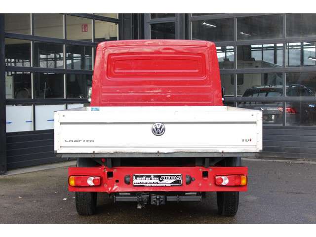 Volkswagen Crafter 2.0 TDI 140 pk Dubbel Cabine Pick Up, Open Laadbak Navi, LED Koplampen, Trekhaak 3.000 kg, 7 Zits
