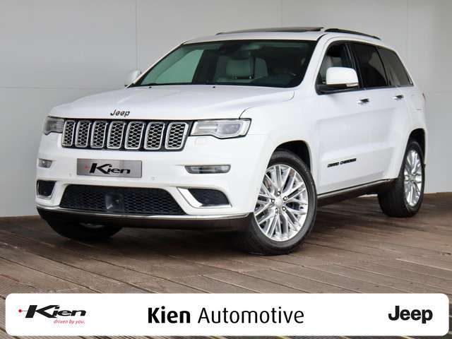 Jeep Grand Cherokee 5.7 summit | apple carplay/android audio | luchtvering | adaptive cruise control | wit leder foto 21