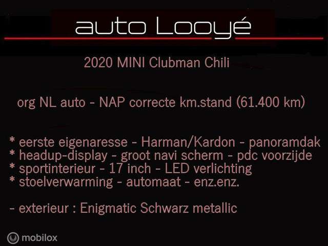 Mini Clubman 2020 Benzine