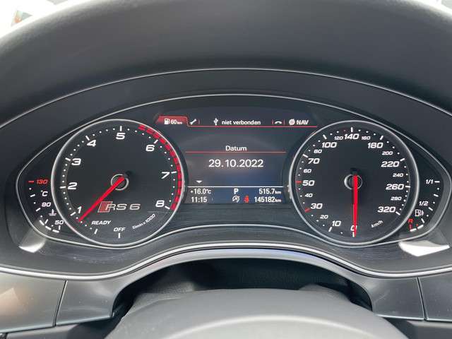 Audi RS6 Avant 4.0 TFSI quattro Preformance 605 PK Facelift, Panoramadak, 21'' Velgen, Audi Sport Uitlaat, BOSE Audio, Bluetooth, Achteruitrijcamera, Carbon inleg (MET GARANTIE*)